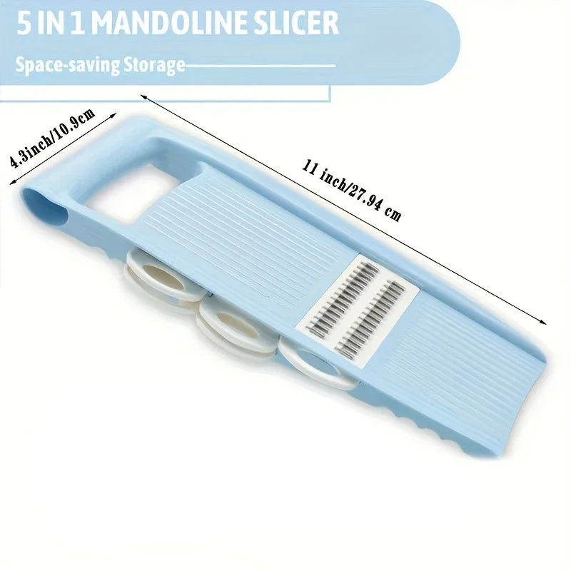 Hachoir à oignon 5 en 1 multi-fonctions
Mandoline pour légumes, trancheuse à aliments
Coupe-légumes, découpeur et hachoir de cuisine