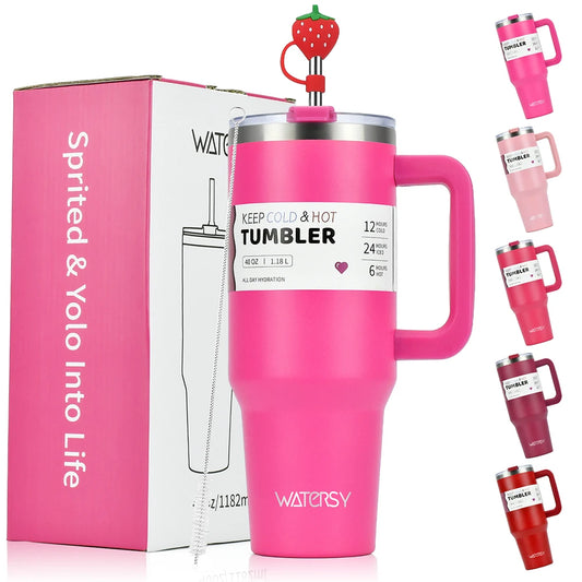 Mug thermique en acier inoxydable 30 oz / 40 oz avec poignée, grand gobelet de capacité, tasse isolée pour bureau et maison, tasse à café isolée, tasse-cadeau.